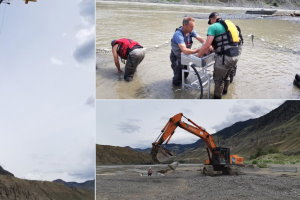 В Канаде лосось доставят к месту нереста по воздуху