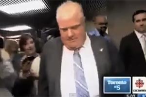 Роб Форд врезался в камеру