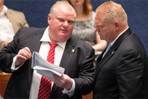 Вдова Роба Форда против Дага Форда