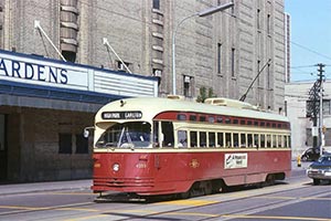 Старый TTC трамвайчик 