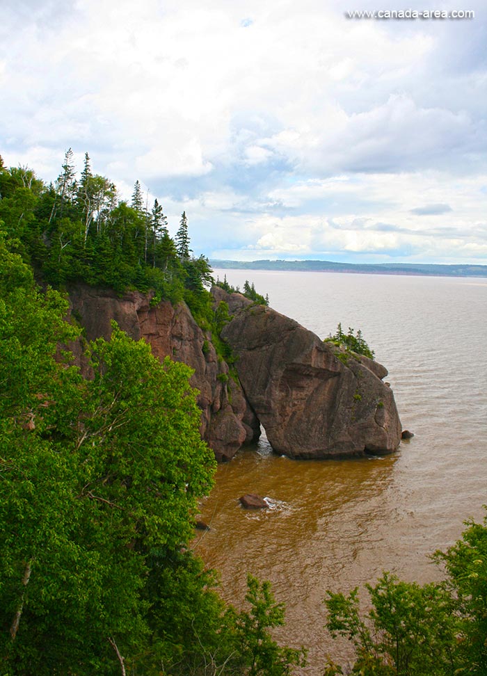 Hopewell Rocks во время прилива